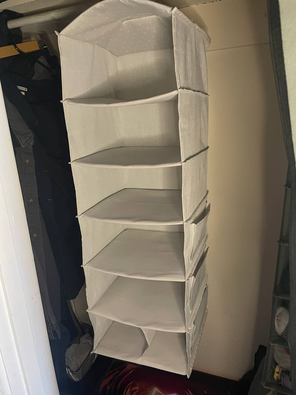 Hanging Closet Organizer Ikea shelf thumbnail