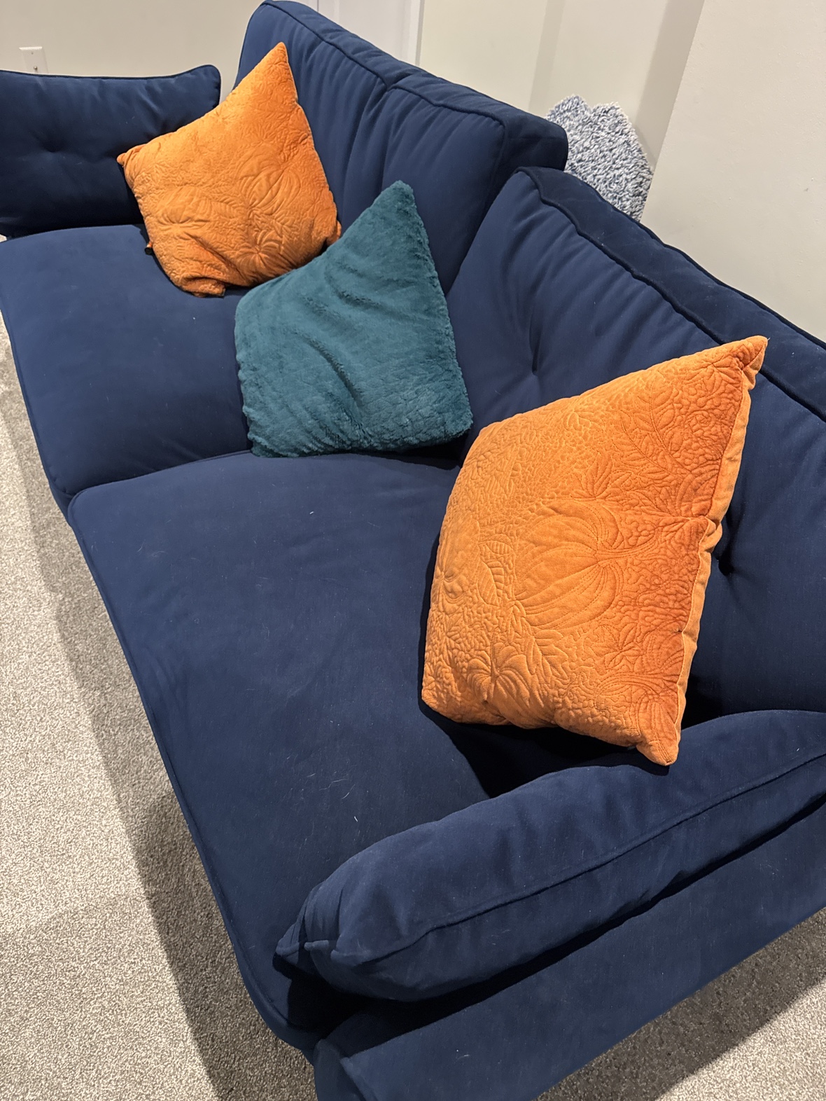 Blue Velvet Sofa - photo 2
