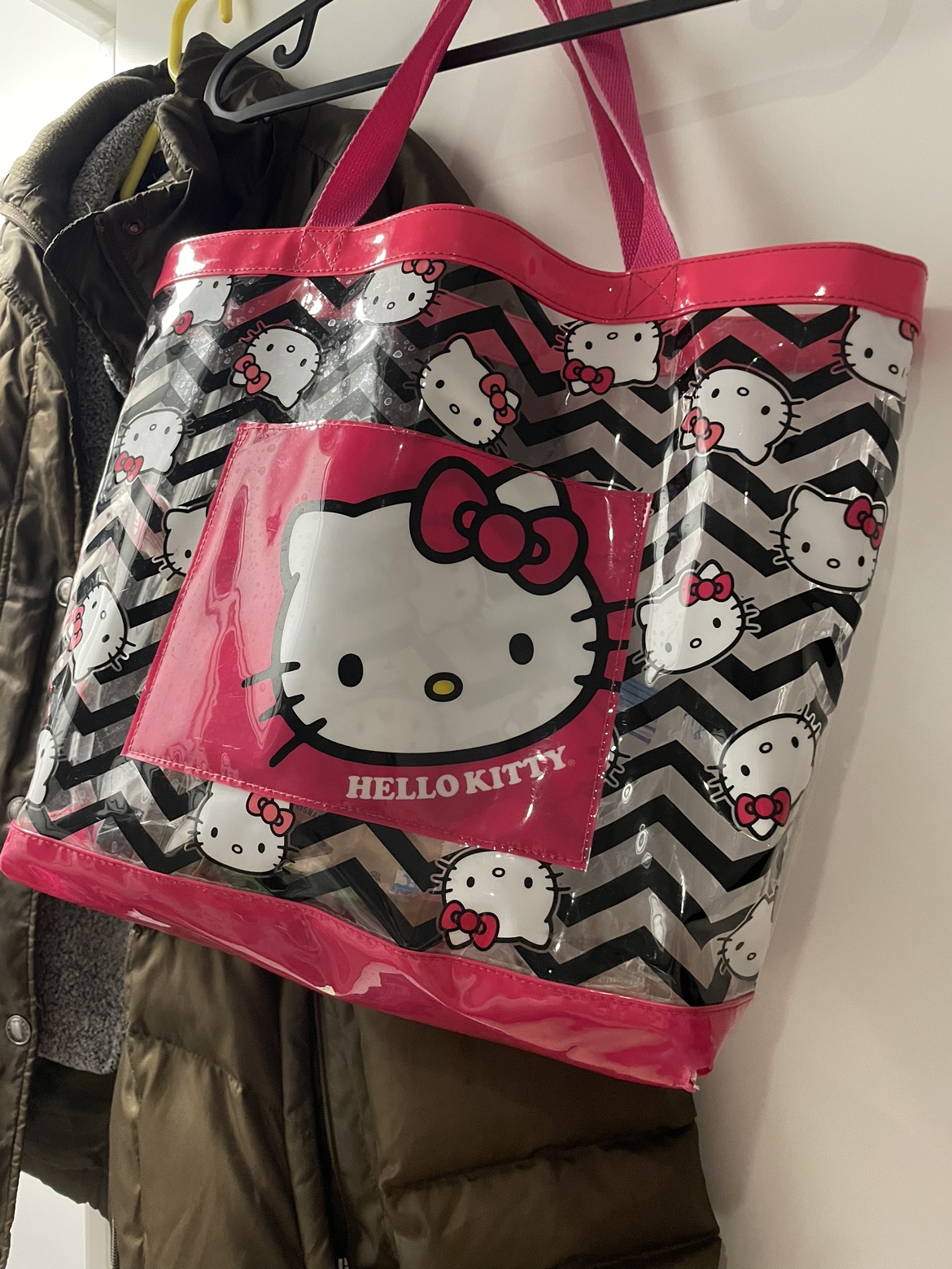 Hello Kitty Clear Tote Bag thumbnail