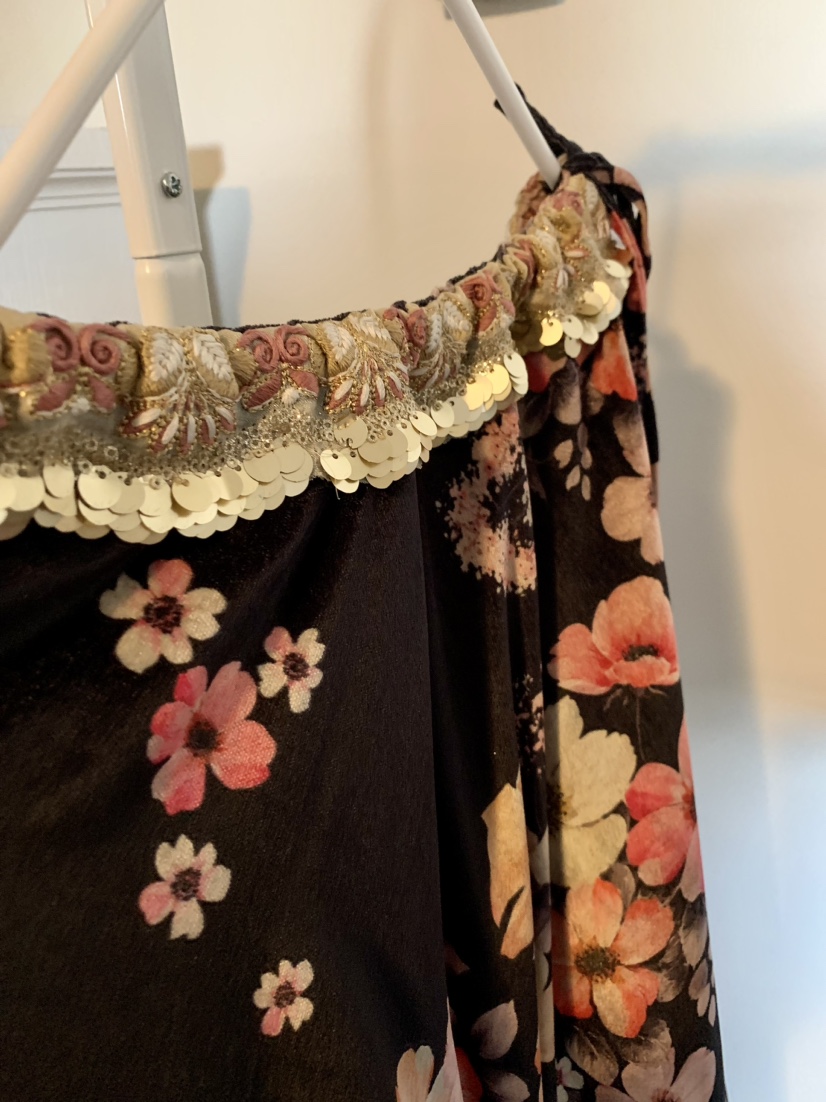 Indian Floral Velvet Lengha - photo 3