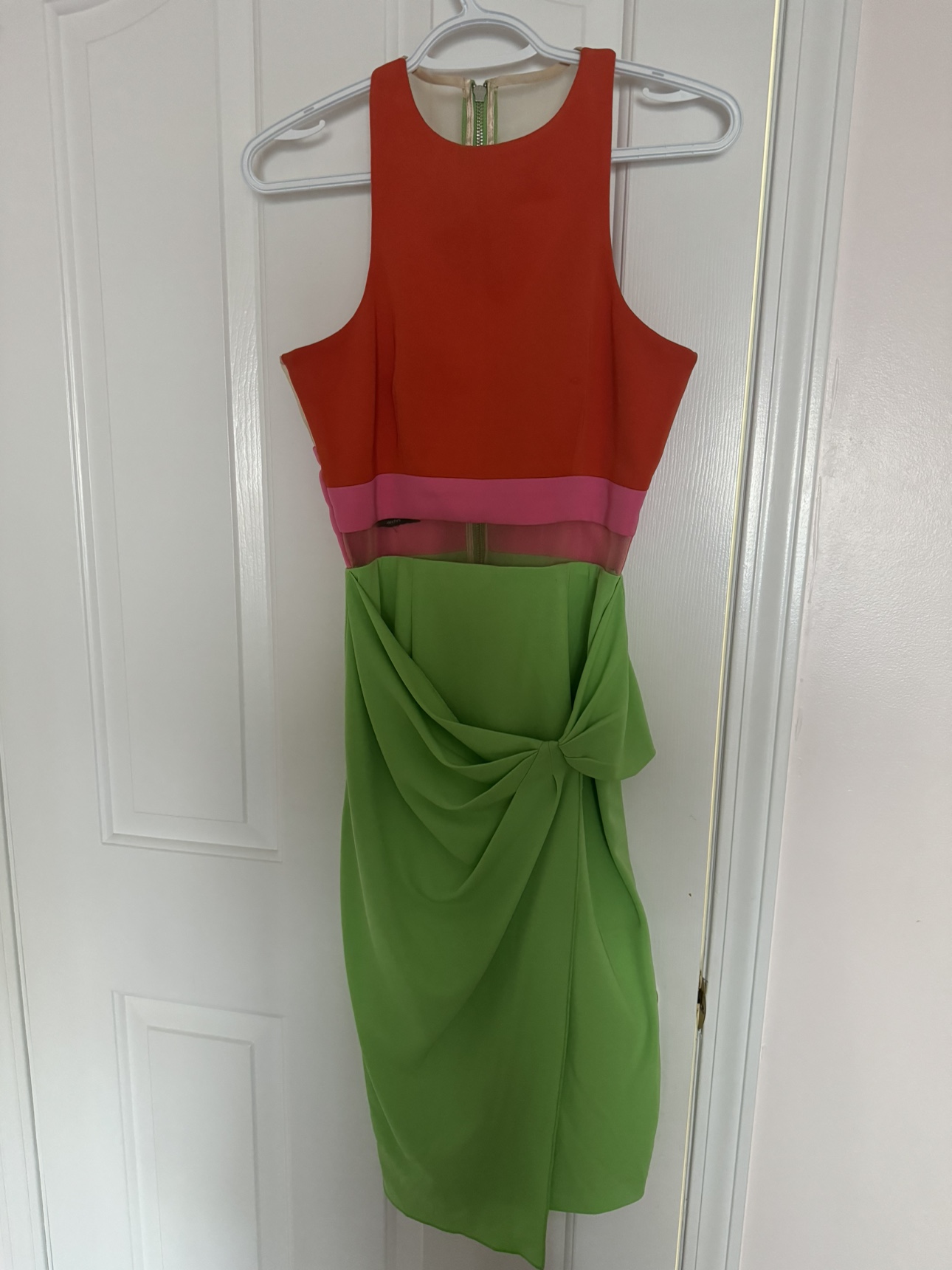 Alex Perry Colourful Midi Dress