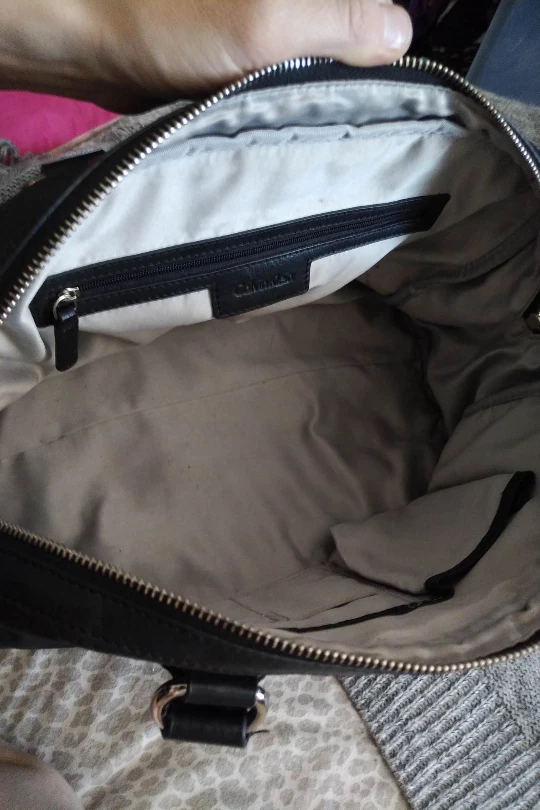 Calvin Klein Black Leather Handbag image indicator(4)