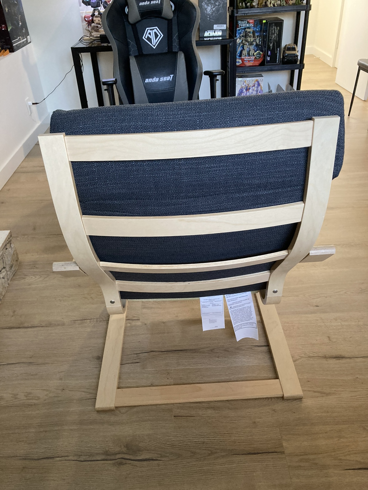 IKEA Poang Chair and Ottoman - photo 5