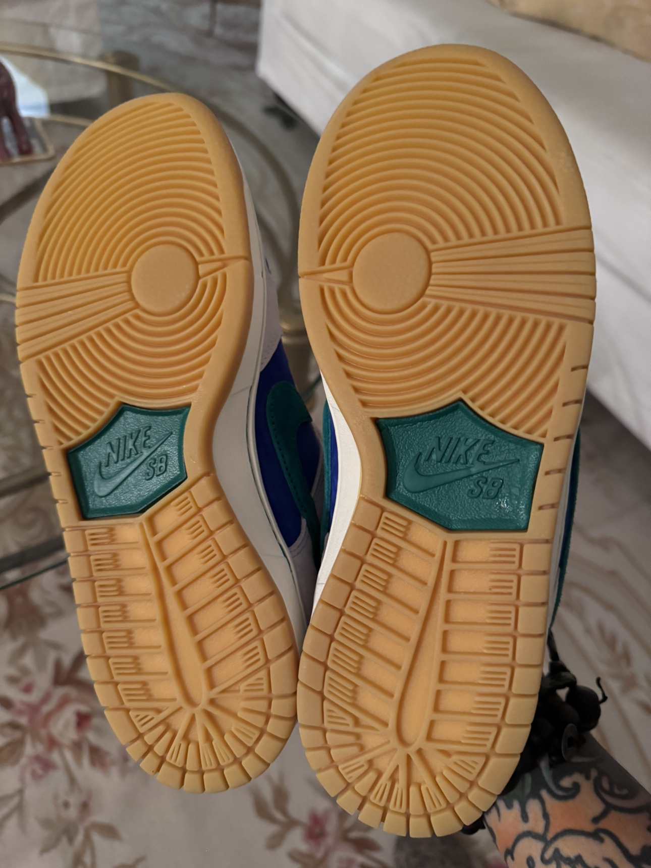 Nike SB Dunk Low Pro - Phantom/Malachite-Hyper Royal image indicator(4)