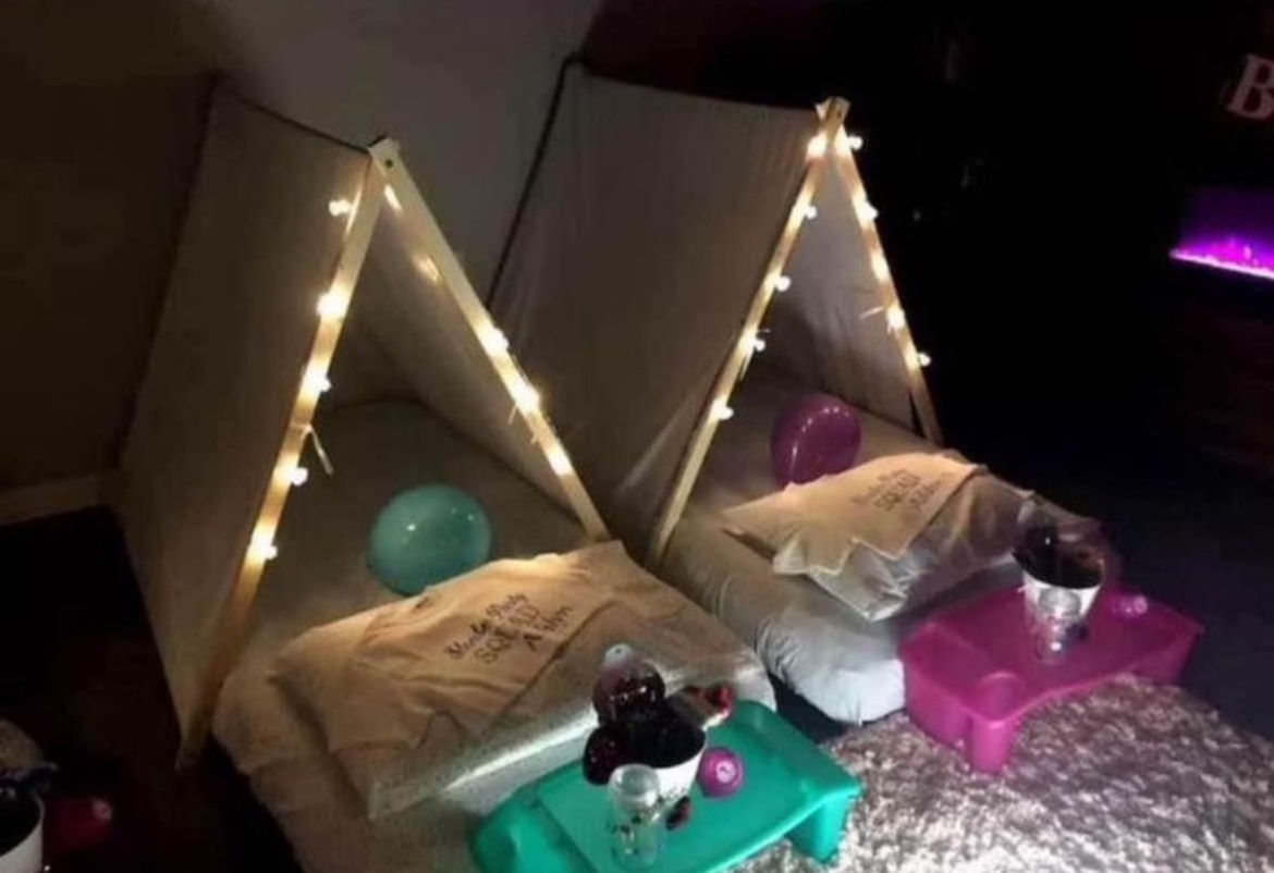 A frame indoor tents