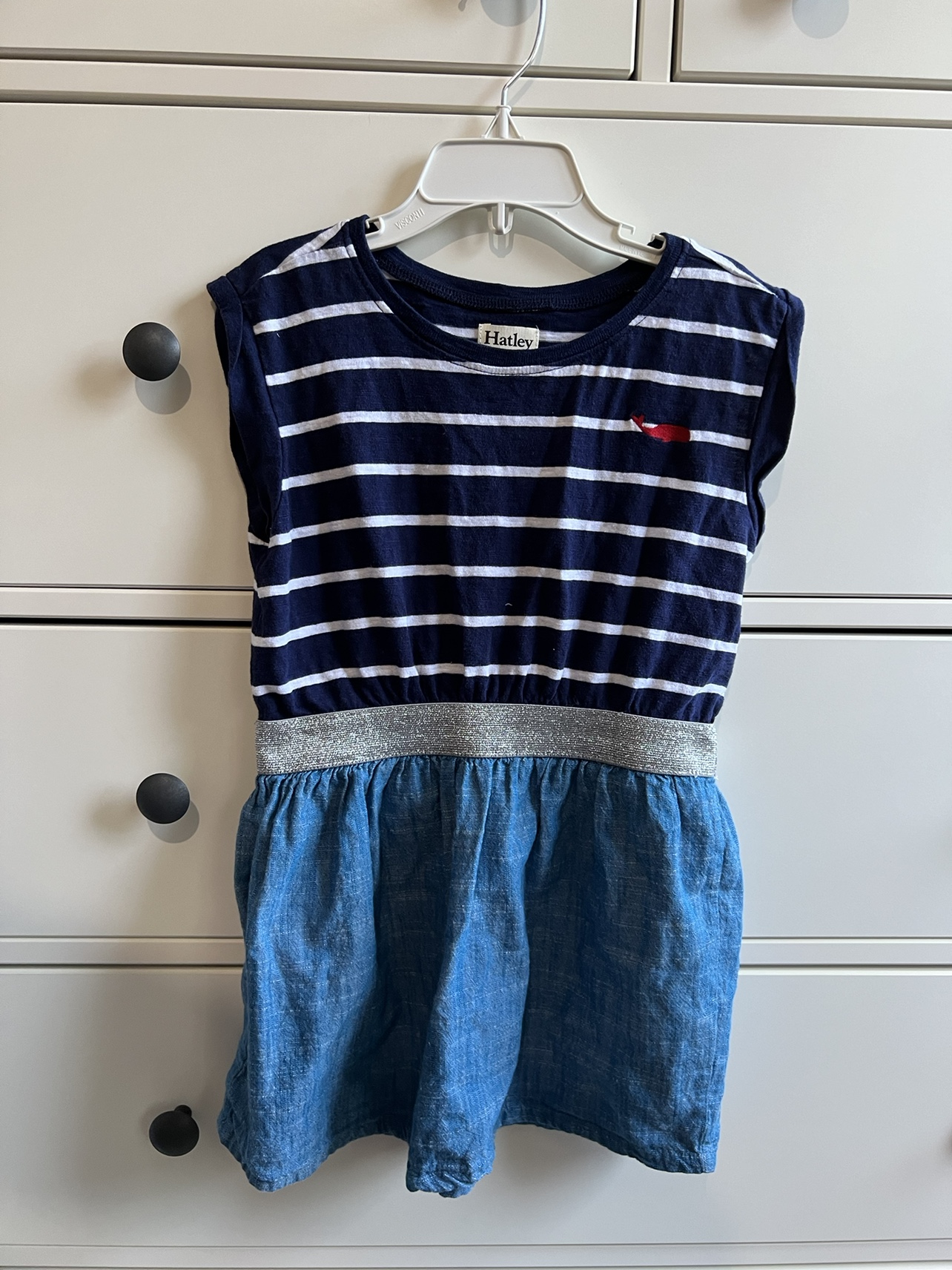 Hatley Striped and Denim Dress