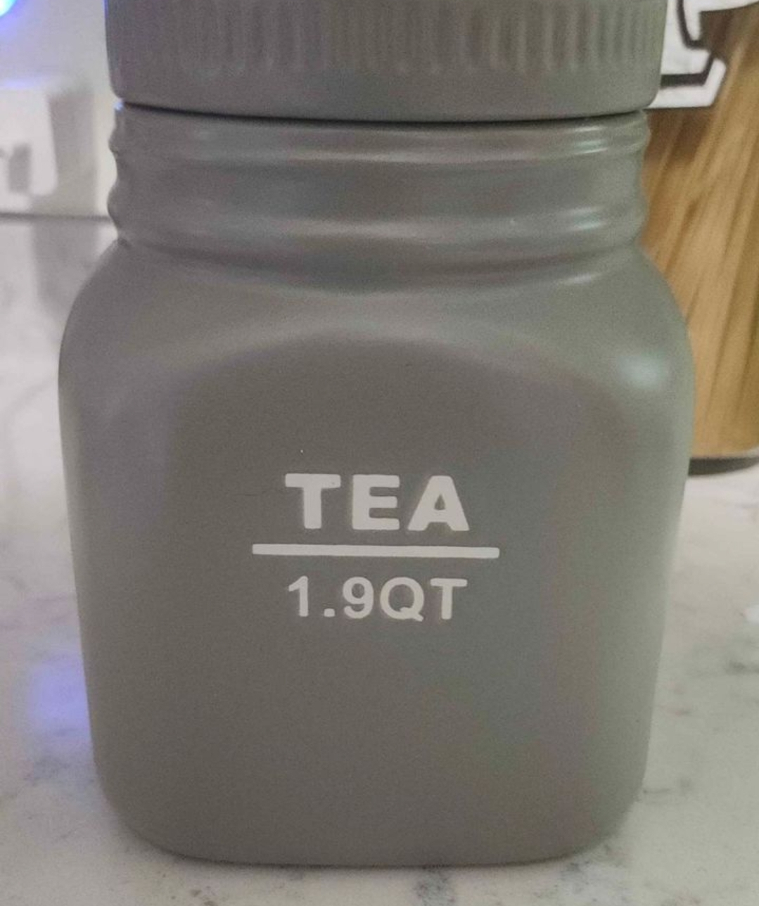 Grey Ceramic Tea Jar thumbnail
