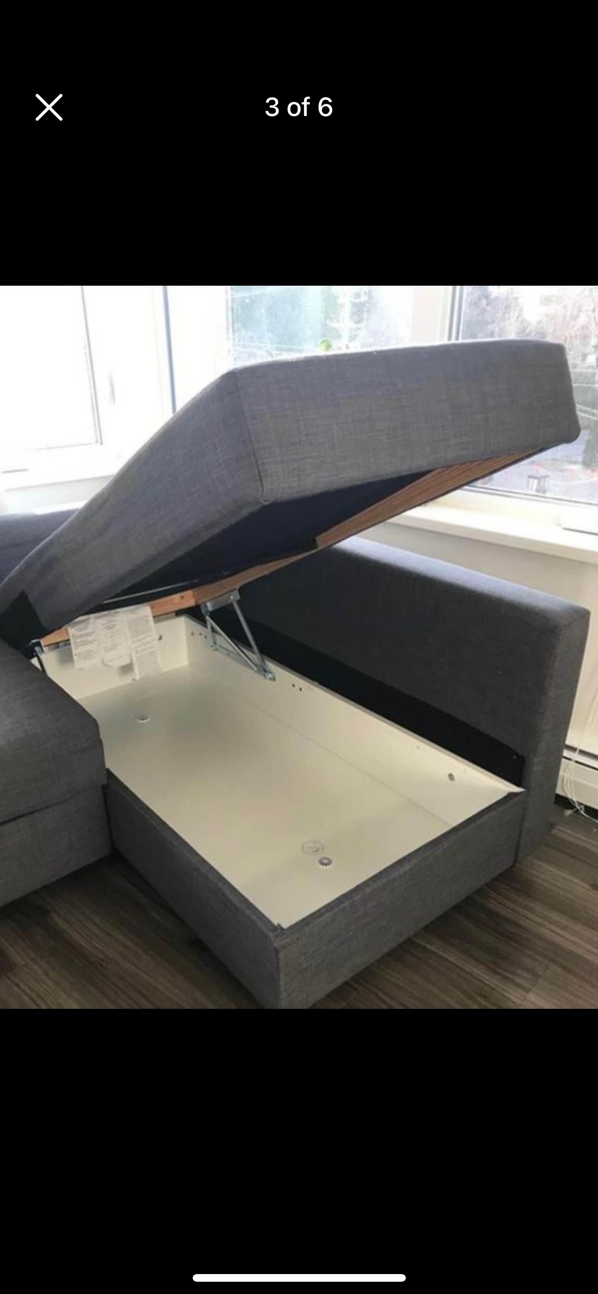 Ikea sectional pull out bed delivery for a fee - photo 4