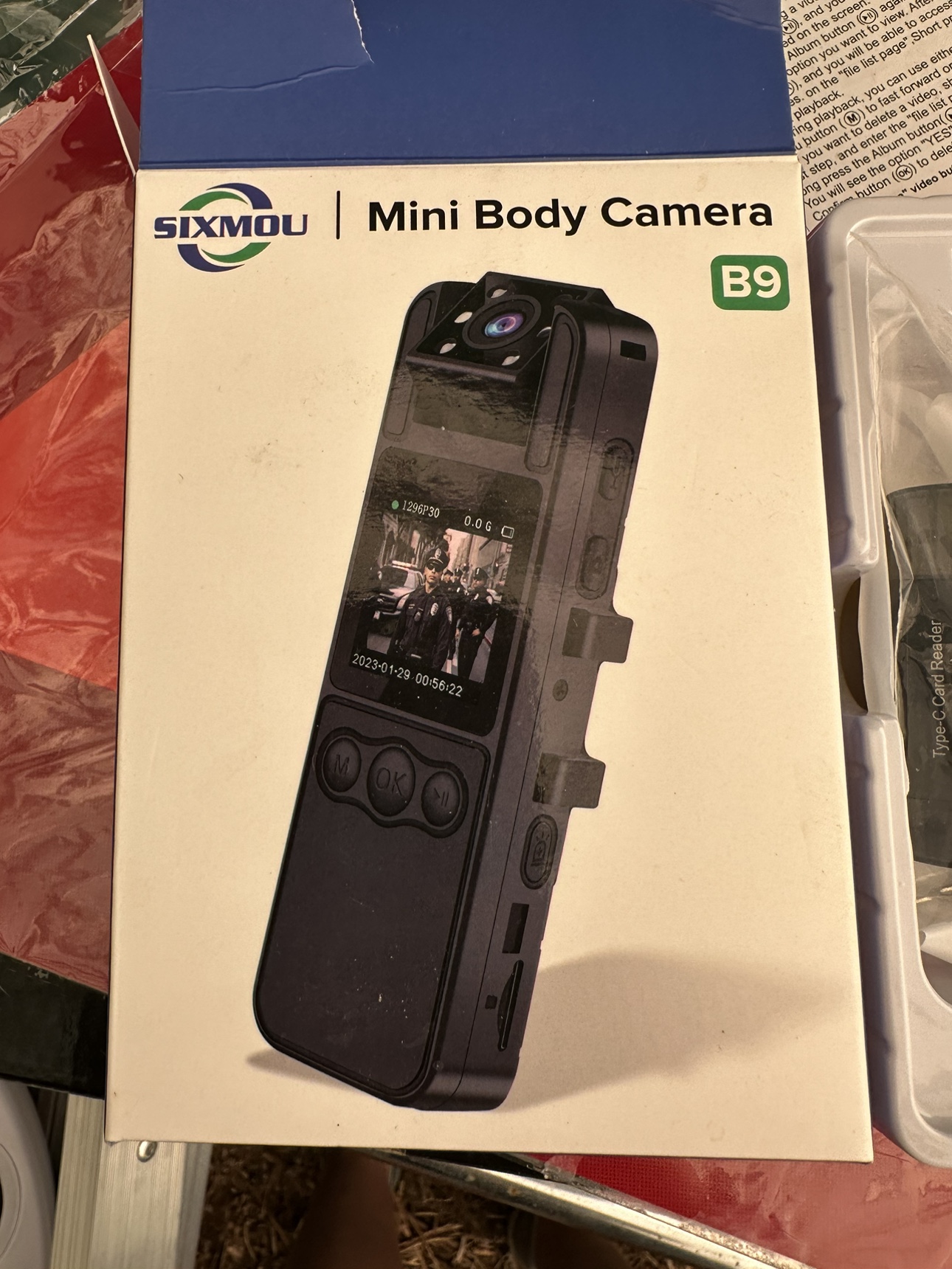 Sixmou Mini Body Camera