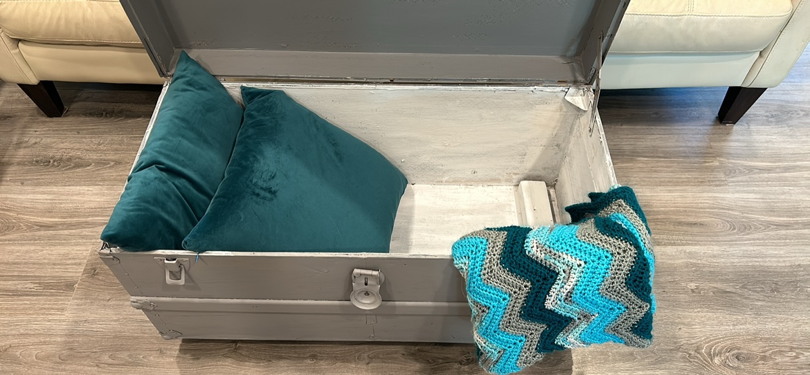 Vintage Storage Trunk Coffee Table - photo 3