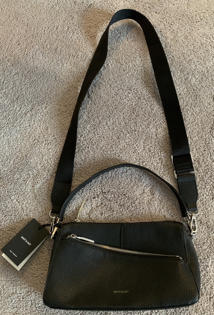 Matt & Nat Black Crossbody Bag