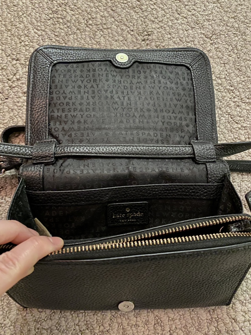 Kate Spade Black Pebbled Leather Crossbody Bag - photo 3