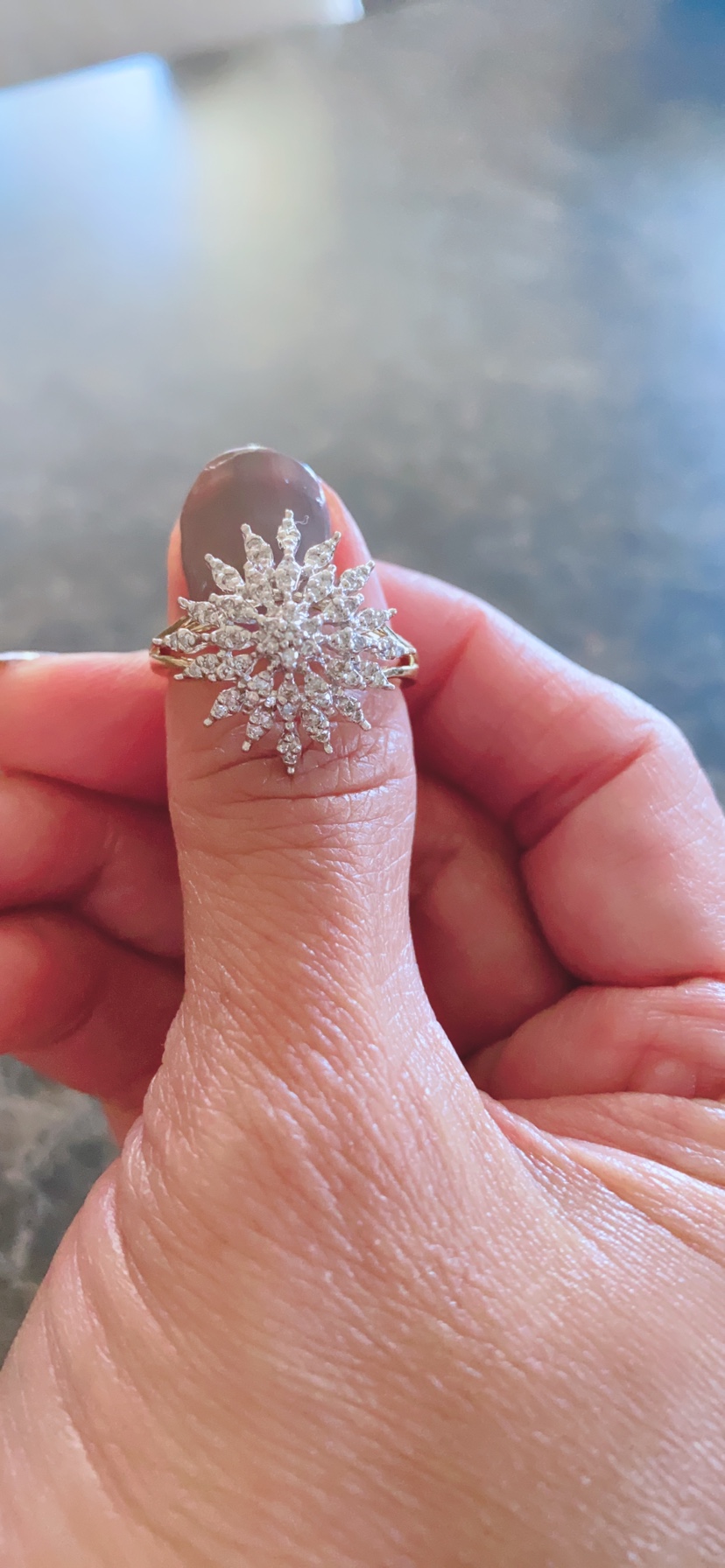 Diamond 10K White & Yellow Gold Ring - photo 4