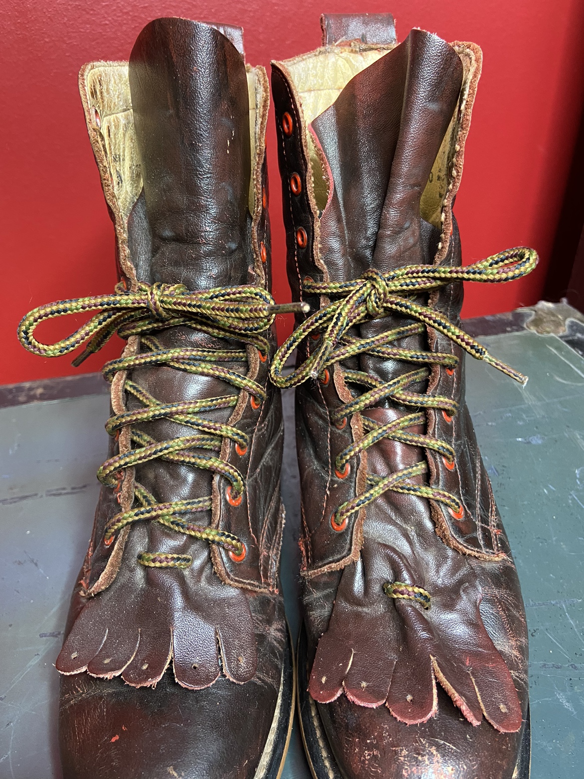 !LAREDO!! Reddish Brown Leather Boots - photo 4