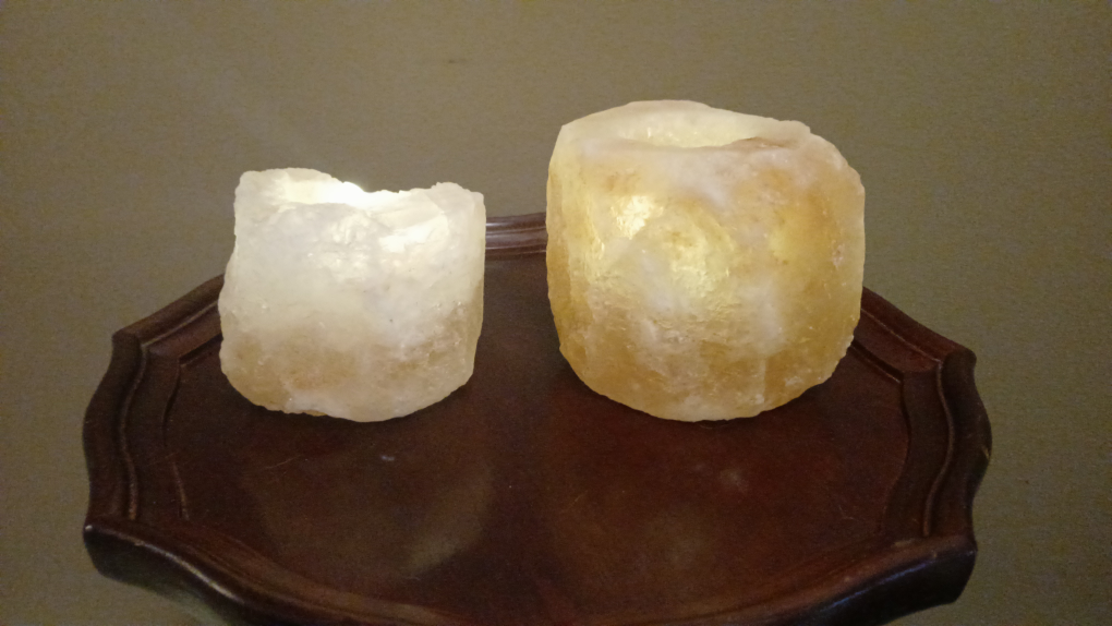Himalayan Salt Candle Holders