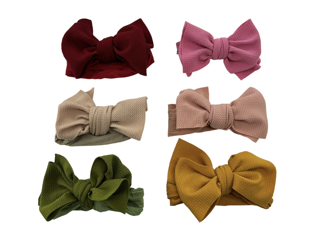 Baby Girl Bow Headbands in Multi Colours Lot of 6 + 3 extra