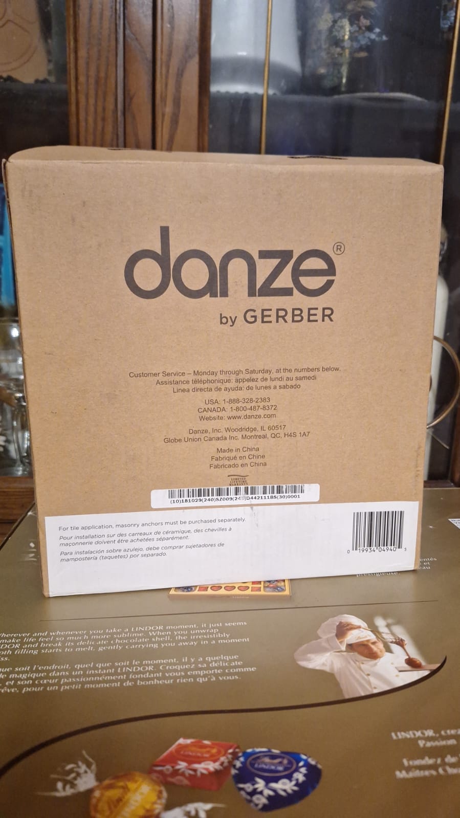 Danze D442111BS Opulence Towel Ring, Black Satin image indicator(6)