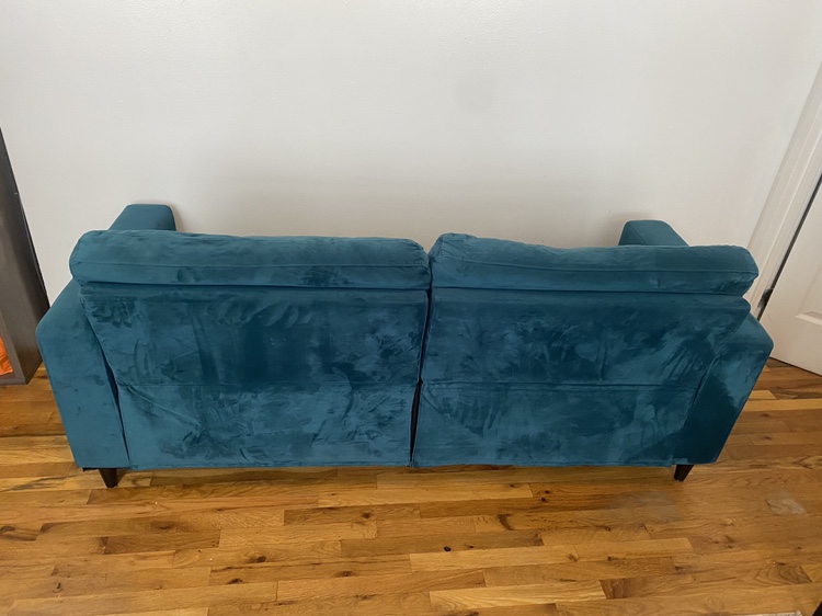 Velvet, Teal Sofa - photo 2