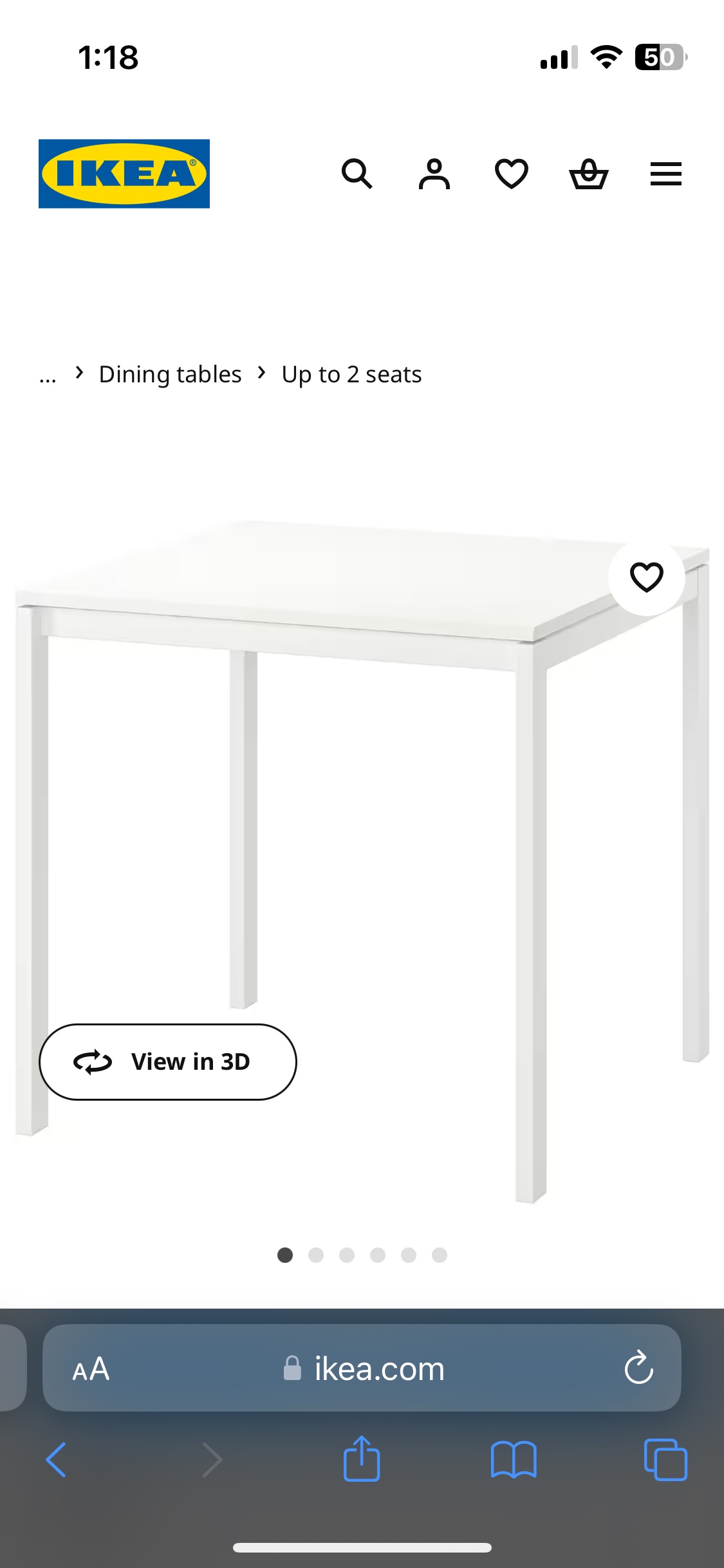 IKEA MELLTORP DINING TABLE - photo 2