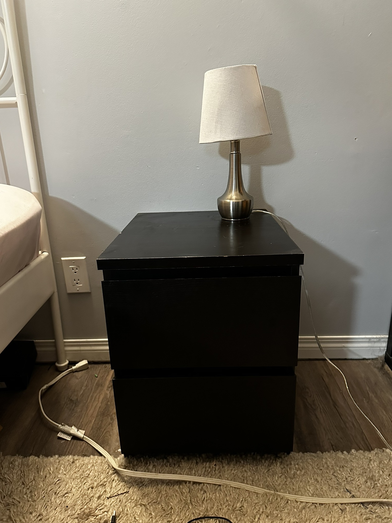 Black “malm” Nightstands - photo 2