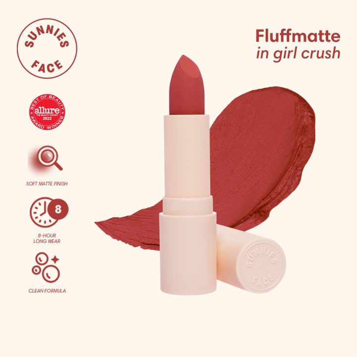 Sunnies Face Fluffmatte Lipstick in Girl Crush