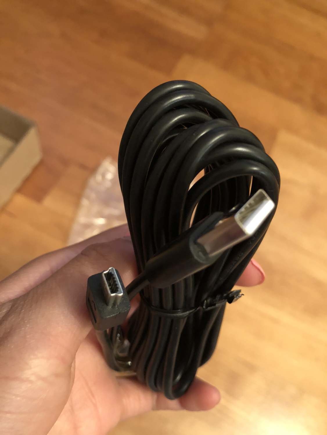 Unused A-Male to Mini-B Cord Cable with Dual USB Car Charger - photo 2