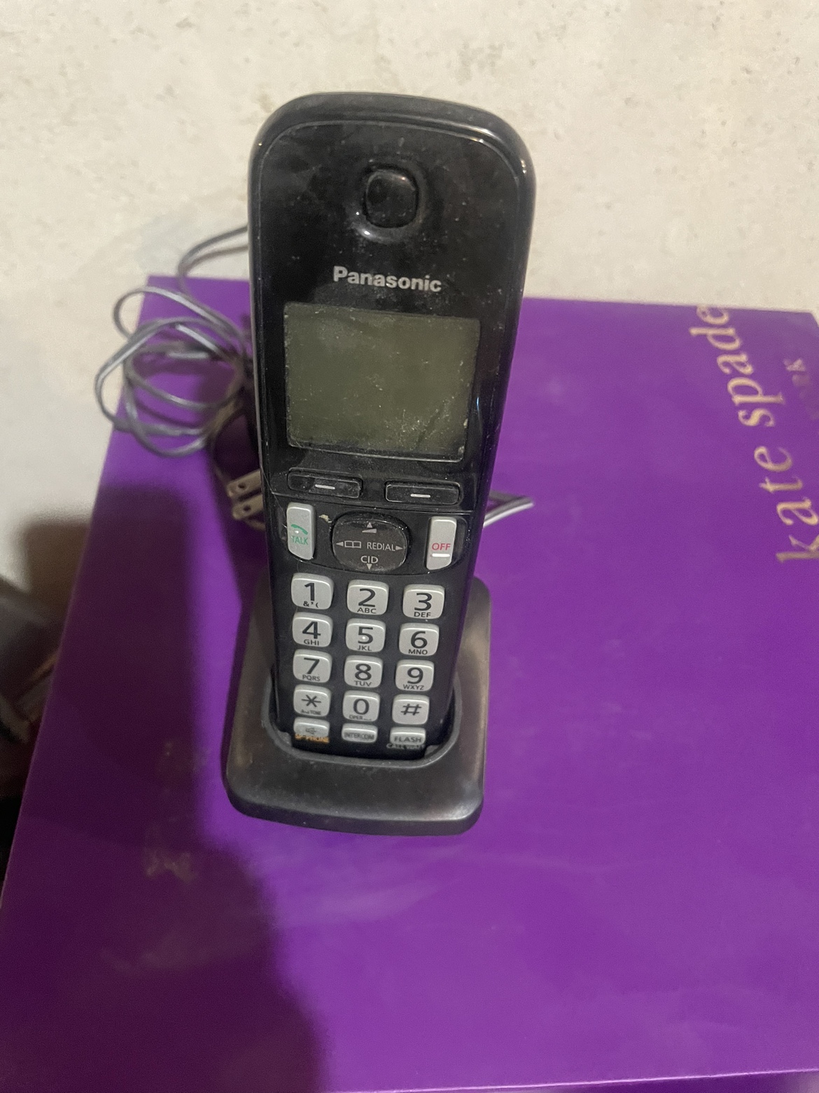 Panasonic Cordless Phone with stand and charger