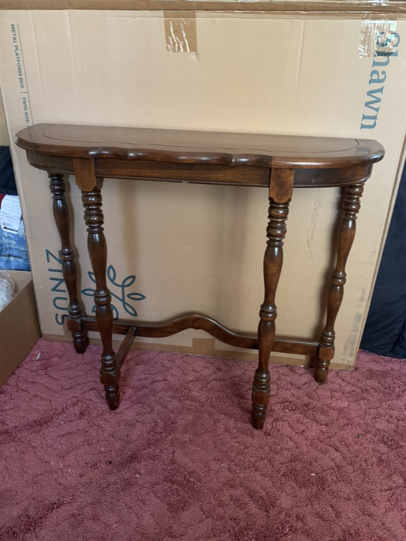 Wooden Console Table - photo 2