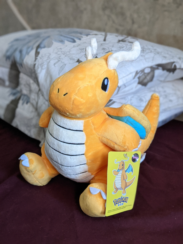 Dragonite Pokemon Plush Toy - New with Tags