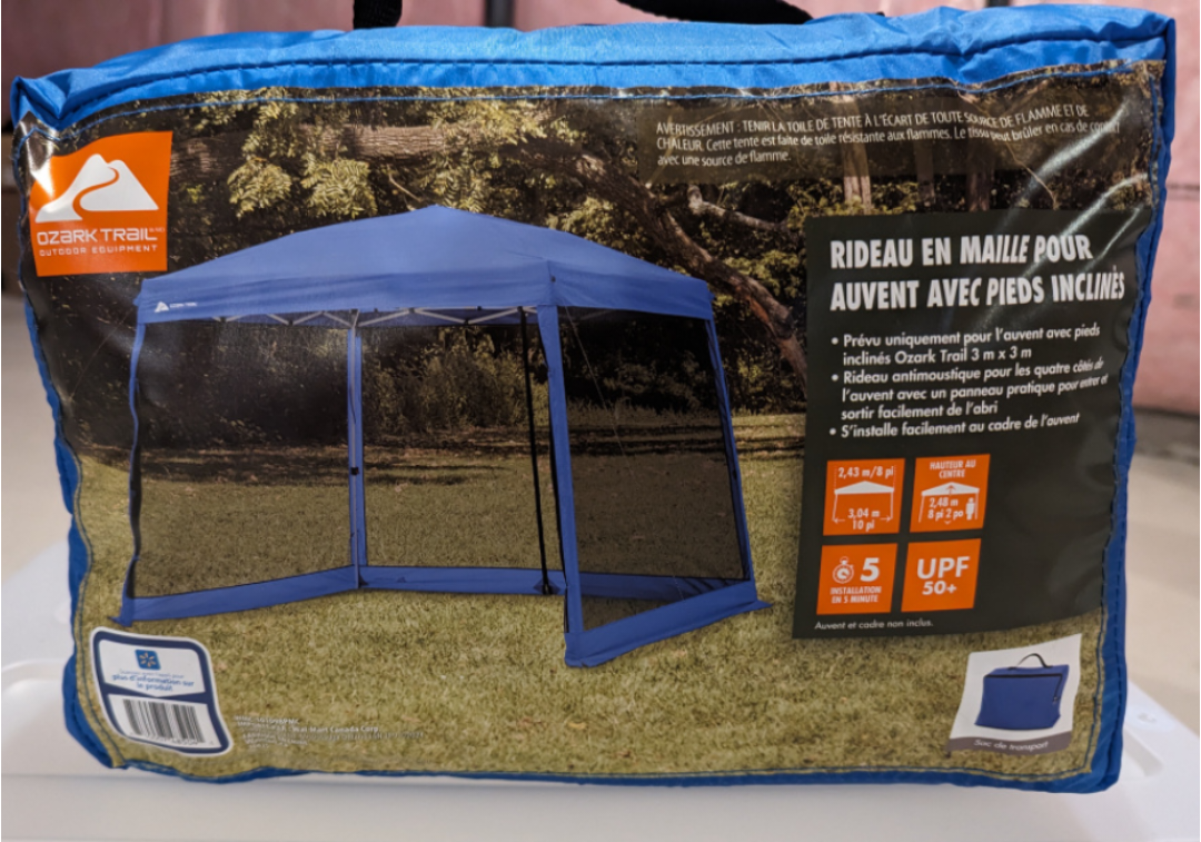 Ozark Trail Slant Leg Canopy Mesh Curtain image indicator(2)