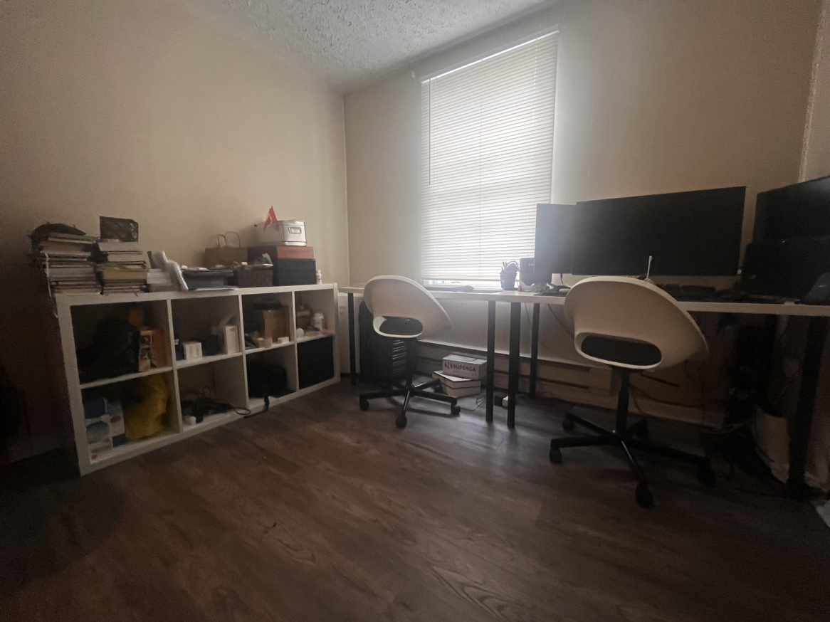 Office Set Up: Desk + Chair + Shelf