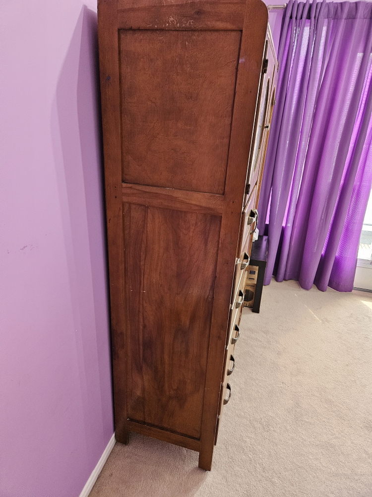Antique Wooden Armoire with multiple drawers image indicator(8)