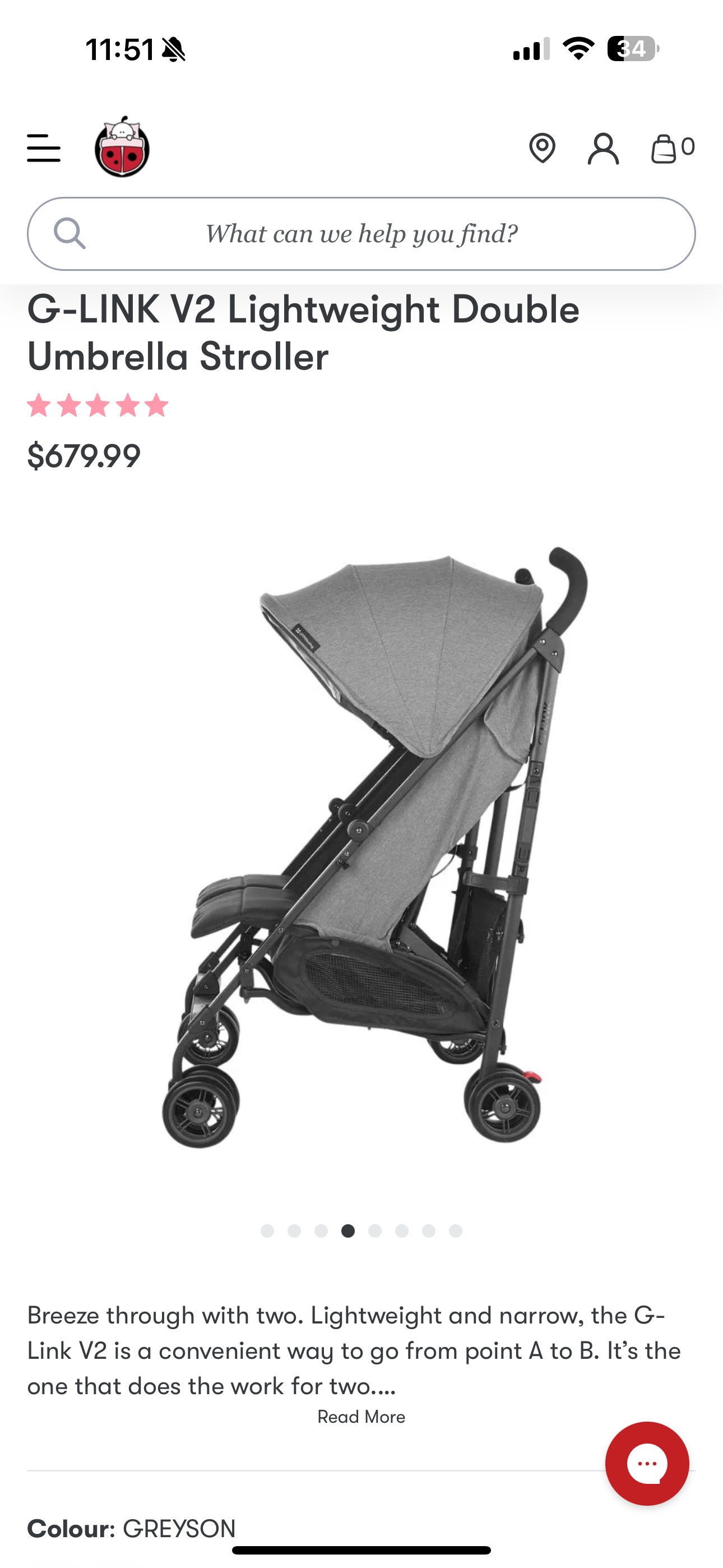 Uppababy G-Link V2 Double Stroller *brand new* - photo 5
