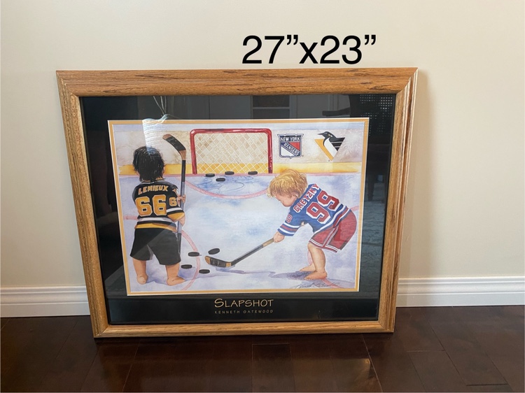 Framed Hockey Print