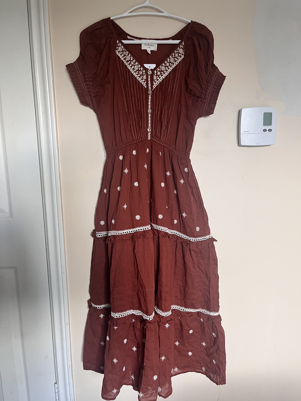 NWT 100% cotton maxi dress with pockets image indicator(2)
