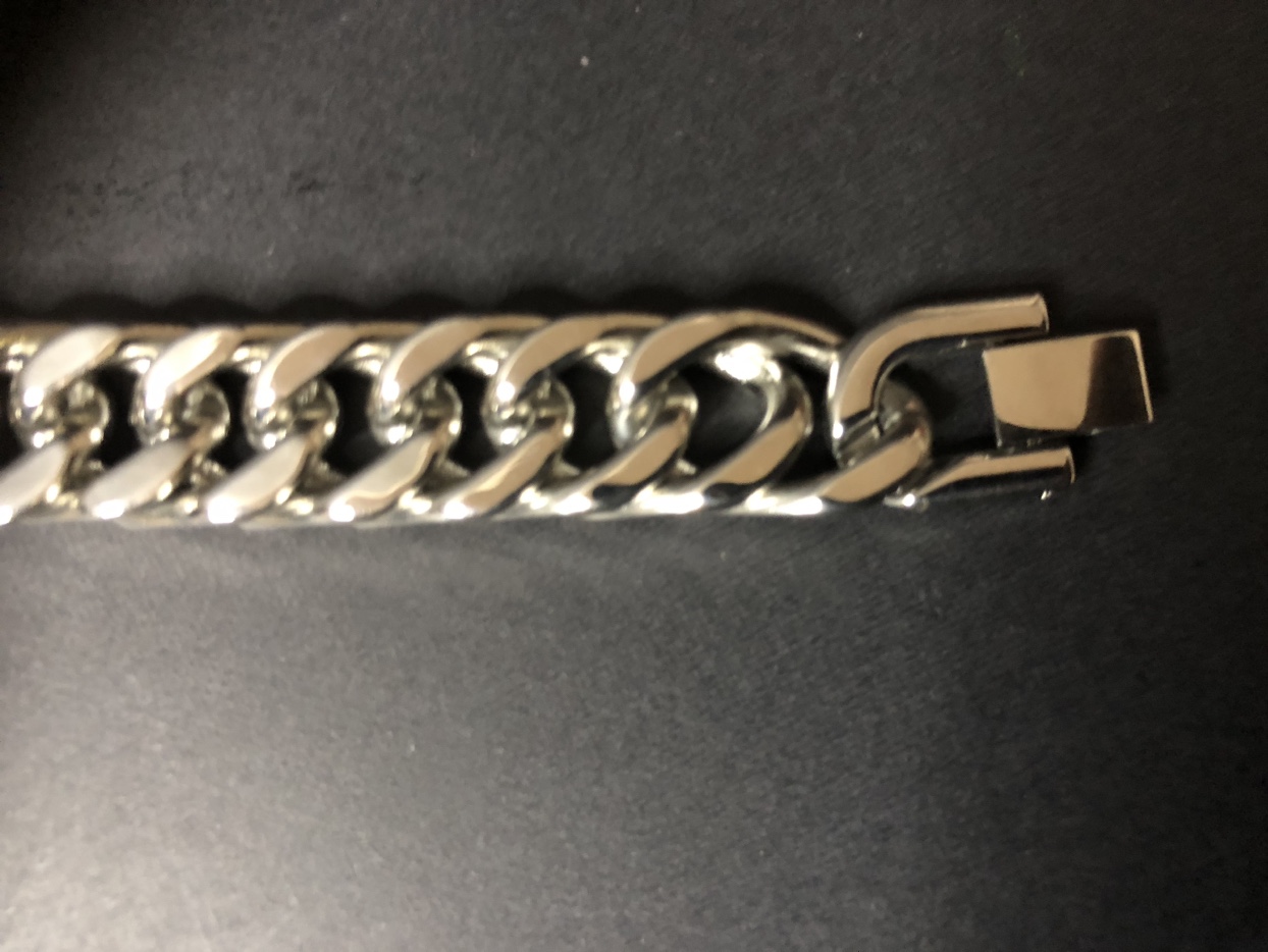 New ThickStainless CubanCurb Bracelet - photo 3