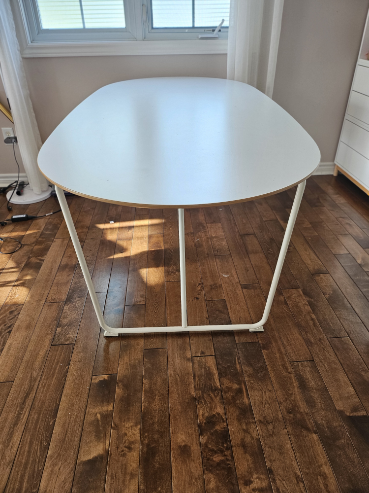 White Oval Table-IKEA