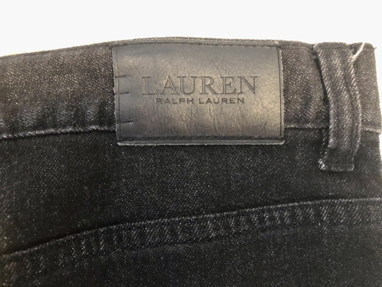 Ralph Lauren’s Lauren Black Denim Skirt image indicator(4)