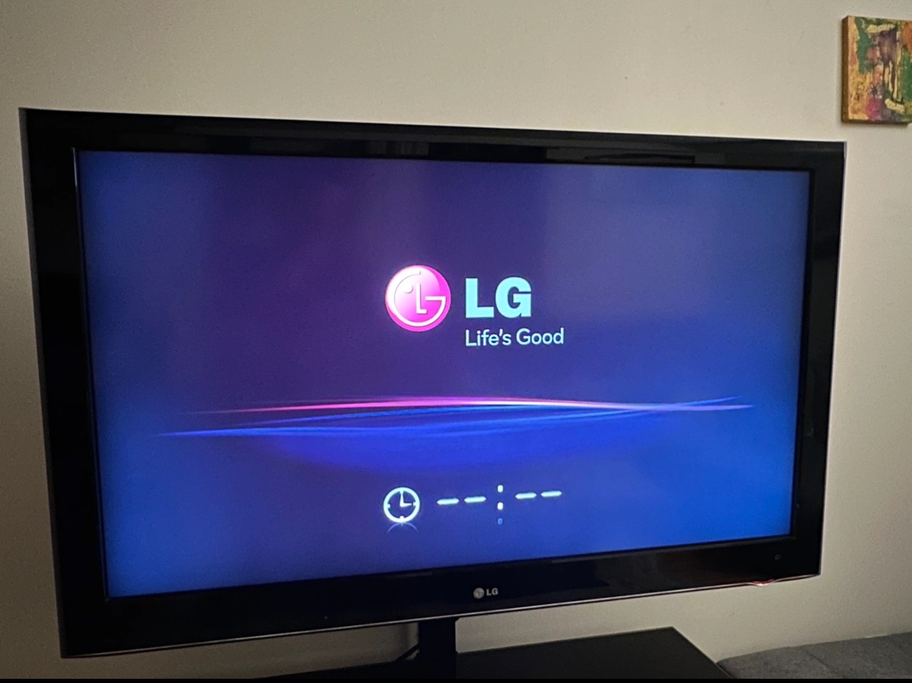 LG 55" TV image indicator(3)