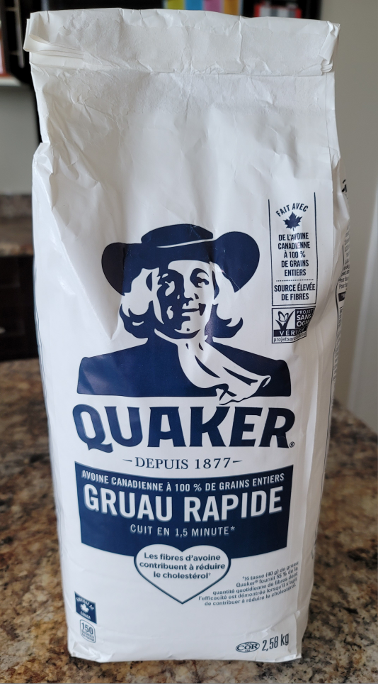 Quaker Quick Oats 2.58 kg Bag - photo 2