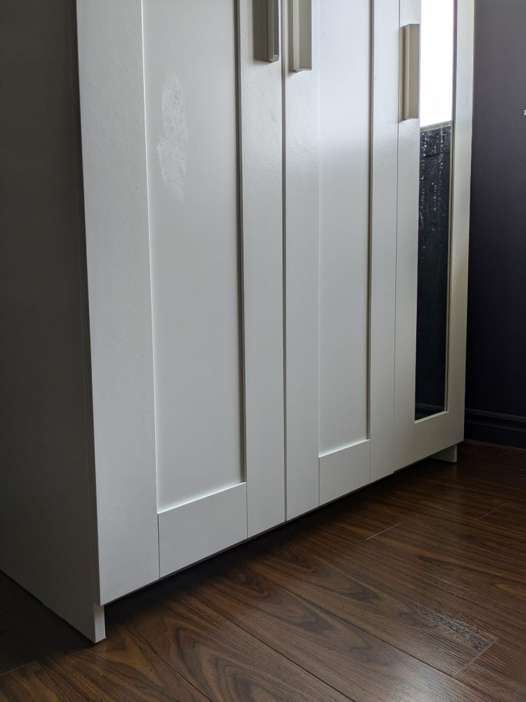 IKEA White Wardrobe with Mirror - photo 3
