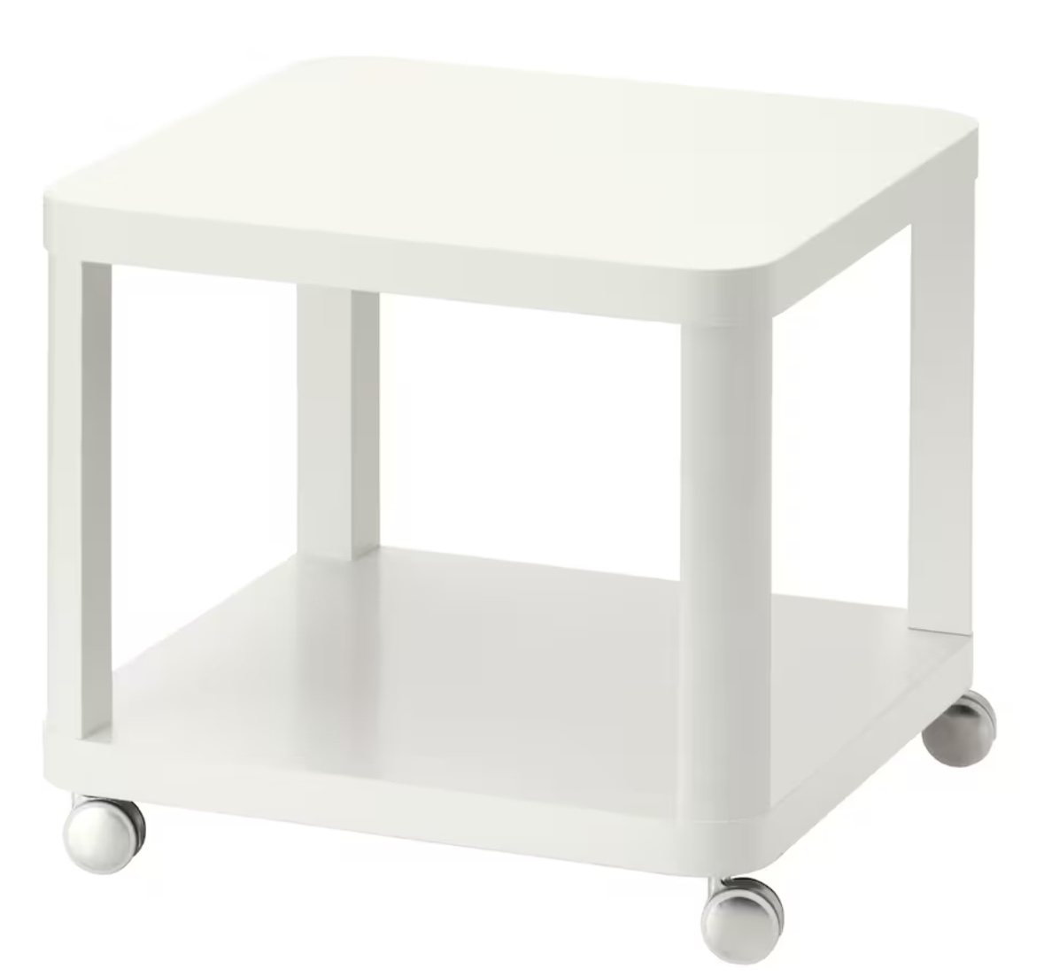 White Rolling Cart