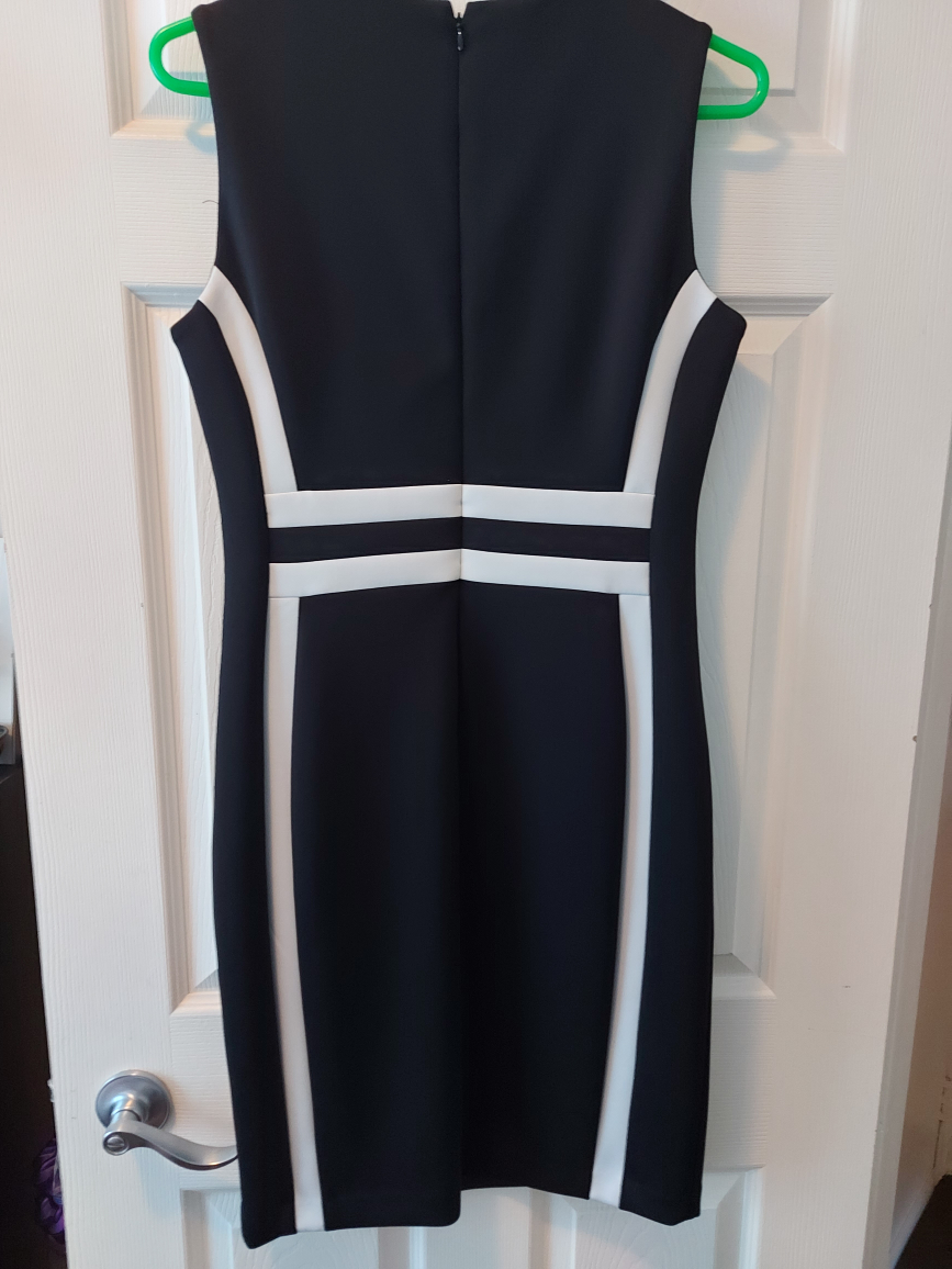 Calvin Klein Black and White Dress image indicator(2)