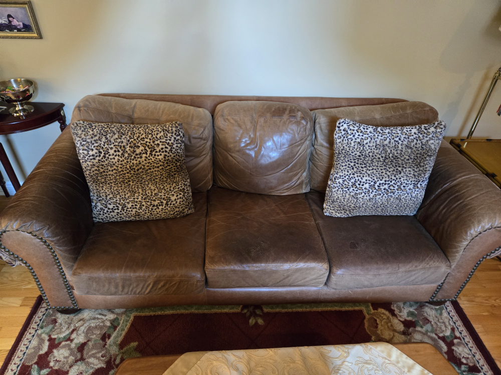 Italian Leather sofa set - photo 3