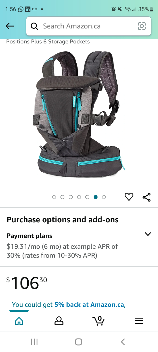 Infantino Carry On Multi-Pocket Carrier - photo 5