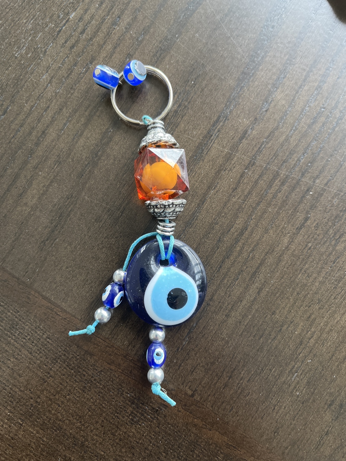 🥕#freecycle Evil Eye Keychain🧡