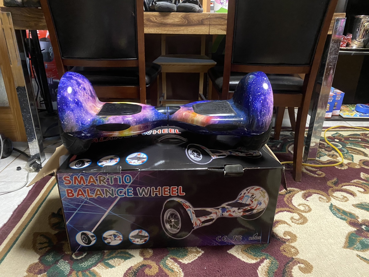 10” hoverboard and cart