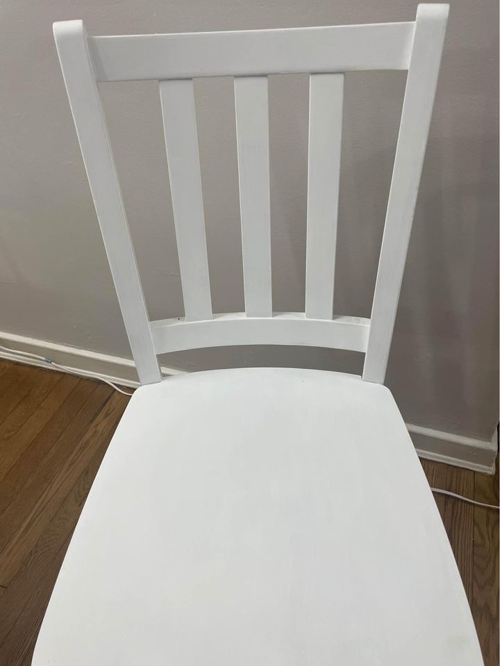Painted White Chair - photo 2
