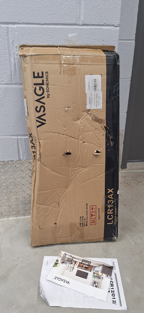 VASAGLE Wall-Mounted Coat Rack, Wall Hook Rack with Hanging Rail image indicator(8)