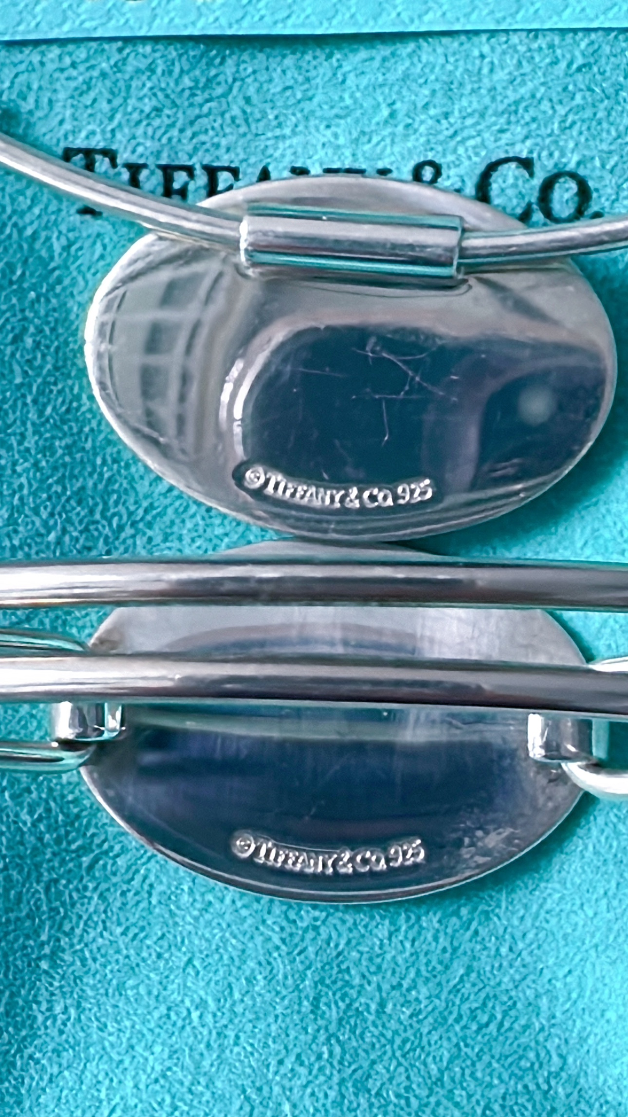 Tiffany & Co. XL oval ta wire necklace and bracelet SET image indicator(6)